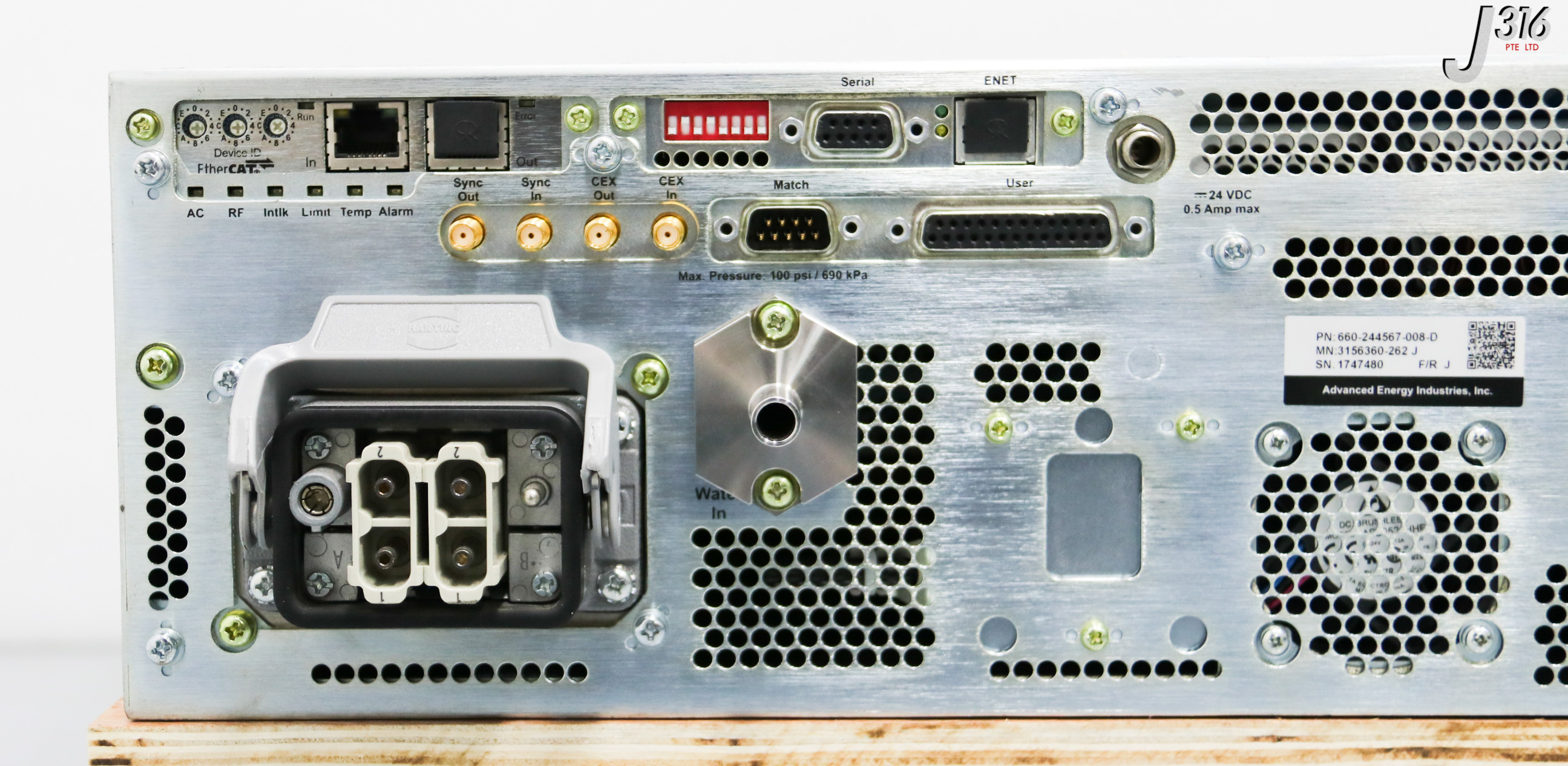 32378 ADVANCED ENERGY RF GEN, HF PARAMOUNT 6013, LAM: 660-244567